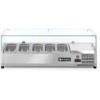 Hendi Koelvitrine RVS | 5x GN 1/4 150 mm