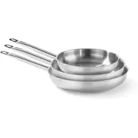Hendi Koekenpan 280x50 mm EDS Profi Line, Pan + steelpan, Zilver