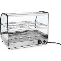 Hendi Verwarmingsvitrine enkel GN 1/1, Warmhoudplaat, Zilver