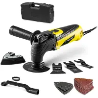 Trotec multifunctioneel gereedschap PMTS 10-230V met snelspansysteem, 300W motor, uitgebreide accessoireset en transportkoffer