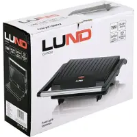 LUND Tosti apparaat/ Panini grill - 750W - Antiaanbaklaag (23 x 14,5 cm)