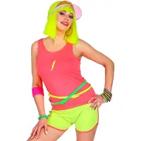 Finidi Tanktop neon roze vrouw (neon roze)