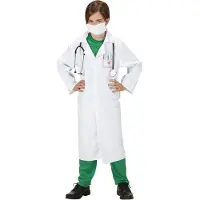 Widmann Carnavalsoutfit: dokter Panetto jassen voor kinderen