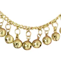 Finidi Enkelband met gouden belletjes voor party's