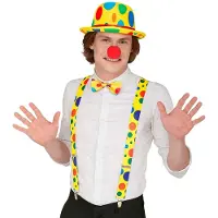 Finidi Leuke verkleedset clown bolletjes