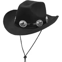 Finidi Stoere cowboyhoed Dallas zwart