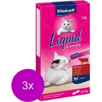 Vitakraft Cat Liquid Snack - 3 x 6 st