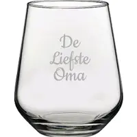 Pasabahce Gegraveerde Drinkglas 42,5cl De Liefste Oma