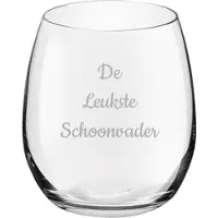 Royal Leerdam Gegraveerde Drinkglas 39cl De Leukste Schoonvader