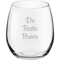Royal Leerdam Gegraveerde Drinkglas 39cl De Beste Broer