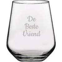 Pasabahce Gegraveerde Drinkglas 42,5cl De Beste Vriend