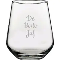 Pasabahce Gegraveerde Drinkglas 42,5cl De Beste Juf
