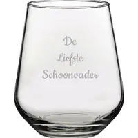 Pasabahce Gegraveerde Drinkglas 42,5cl De Liefste Schoonvader