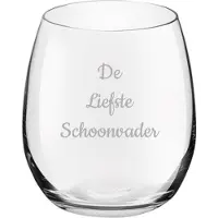 Royal Leerdam Gegraveerde Drinkglas 39cl De Liefste Schoonvader