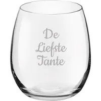 Royal Leerdam Gegraveerde Drinkglas 39cl De Liefste Tante