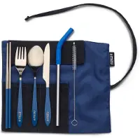 Mizu Urban Cutlery Bestek Ocean Blue Hawaiian Print