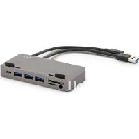 LMP Zilver USB-C Attach Hub 7 Poort Grijs