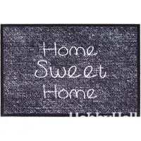 Home Sweet Home Mondial Schoonloopmat - Polyamide - 50x75cm - Donkergrijs