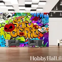 Artgeist Fotobehang - Scary graffiti