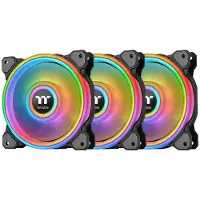 Thermaltake Riing Quad 14 RGB Radiator Fan TT Premium Edition 3 Pack case fan 3 stuks, Incl. controller