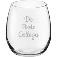 Royal Leerdam Gegraveerde Drinkglas 39cl De Beste Collega