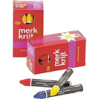 ZHK Merkkrijt Zeskant Rood 12/Doos