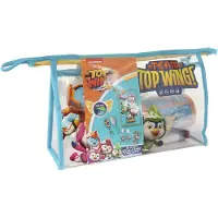 Nickelodeon Top Wing toilettas, reissetje met inhoud, 6-delig