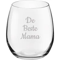 Royal Leerdam Gegraveerde Drinkglas 39cl De Beste Mama