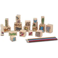Melissa & Doug Houten Stempelset - Regenwoud