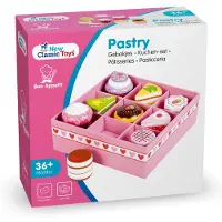Woet Houten Speelgoed Gebakjes Set - 9 Stuks Taartjes en Cupcakes - Speelgoedeten voor Kinderen - Rollenspel Keukenspeelgoed - Vanaf 2 Jaar