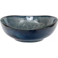 Tokyo Design Studio Cobalt Blue Oval Bowl 11x10.8x4cm