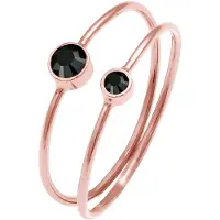 Elli Ring rose-goud / zwart