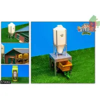 Kids Globe mega voersilo 1:32 14x14x38cm |
