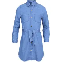 Sarcia.eu Denim jurk met knopen voor meisjes / 134 cm