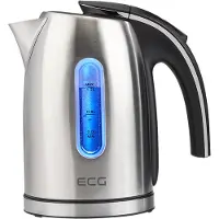 Ecg RK 1240 - waterkoker - 1,2 l - Roestvrijstaal - 1370 - 1630 W