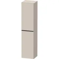 Duravit Hoge kast d-neo kolomkast wand 176 cm linksdraaiend mat taupe
