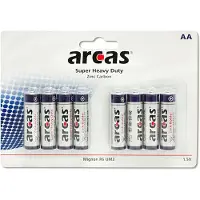 Arcas 96 PACK AA batterijen - Super Heavy Duty R6/AA - niet oplaadbaar