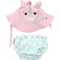 Zoocchini - UV Zwemluier en zonnehoedje - Allie the Alicorn - Medium - 6-12 maanden