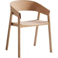 Muuto Cover Fauteuil - Stoelen Eiken Oak - COVARMN011