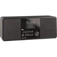 Telestar Internet radio IR200 30 W Zwart