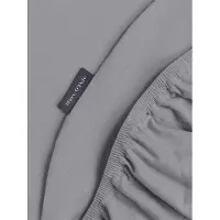 Marc O'Polo Hoeslaken Premium Organic Jersey Grey (Katoen)-1-persoons (90/100 x 200/210/220 cm)