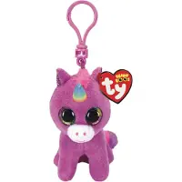 TY boo's clip rosette unicorn, 7cm