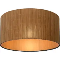 Lucide MAGIUS - Plafonnière (Plafondlamp) - Ø 42 cm - 1xE27 - Naturel - Japandi