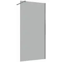 Guido Gusto Inloopdouche 120x200 8mm Nano glas chroom serie Silvio Rookglas