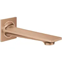 GROHE Allure baduitloop met voorsprong 16,7 cm, geborsteld warm sunset
