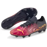 Puma Ultra 3.4 Gras / Kunstgras Voetbalschoenen (MG) Roze Oranje Donkerblauw | Maat 46