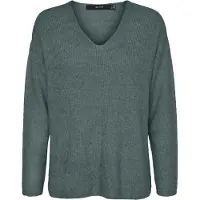 Vero Moda Trui 'Lefile' donkergroen