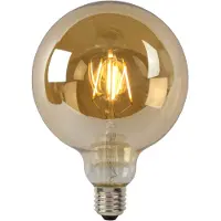 Lucide G125 - Filament lamp - Ø 12,5 cm - LED Dimbaar - E27 - 1x8W 2700K - Amber