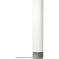 Gubi Unbound vloerlamp 80 cm Wit-grijs marmer