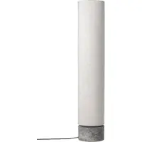 Gubi Unbound vloerlamp 120 cm Canvas-grijs marmer